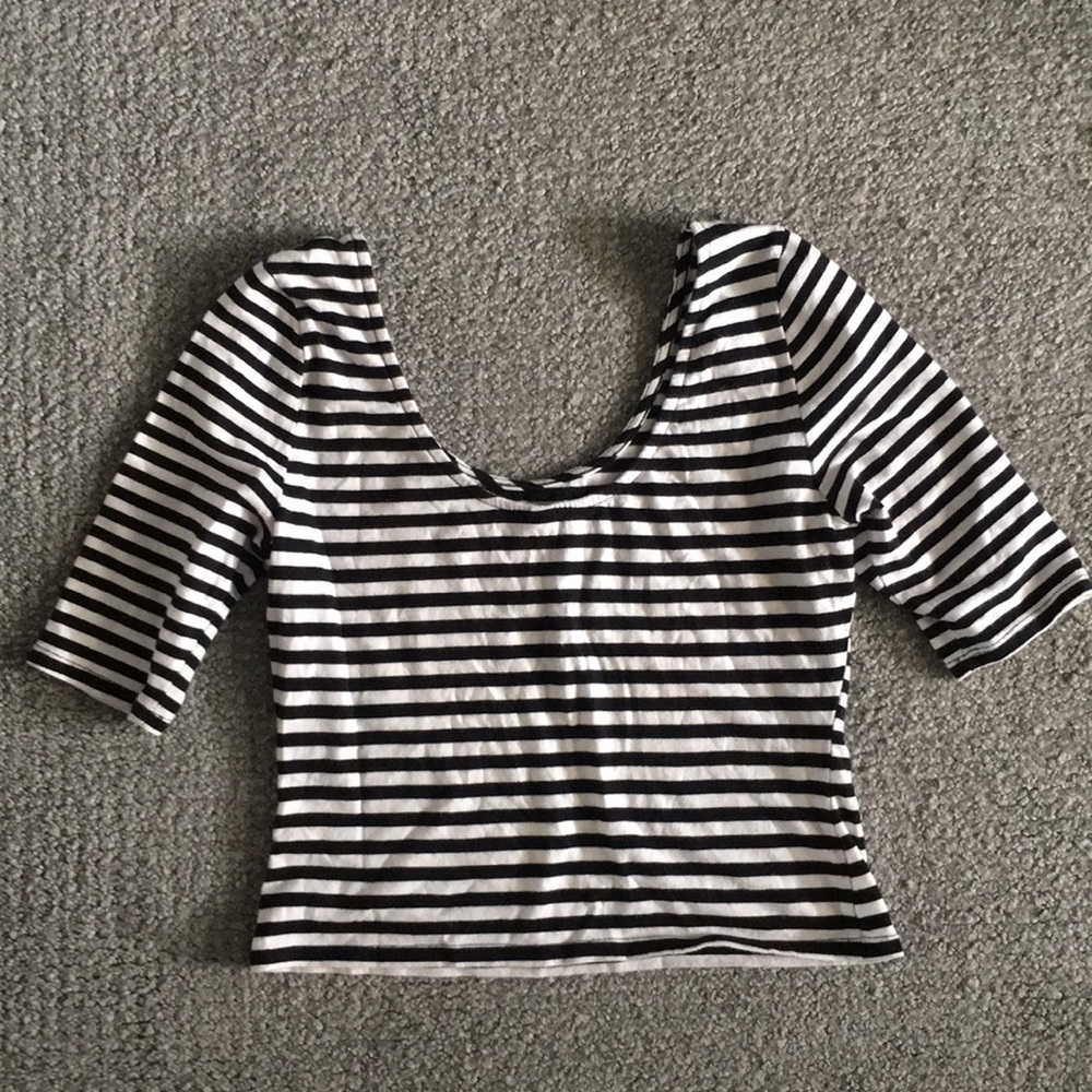 Target Stripe Crop Top